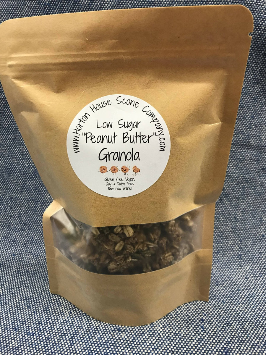 Horton House Scone GF – Peanut Butter Granola (Low Sugar) Case – 12 Pieces