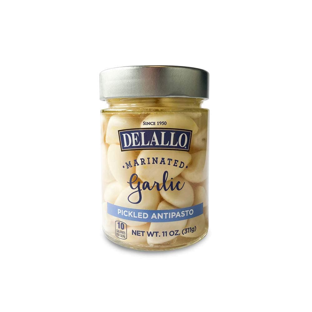 Delallo – Marinated Garlic In Extra Virgin Olive Oil, 11 Oz | Pack of