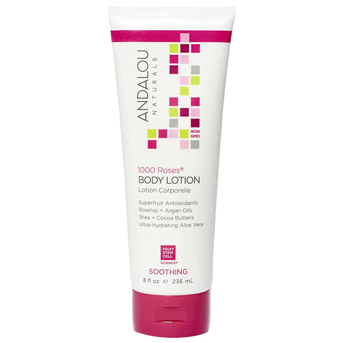 Andalou Naturals – Soothing Body Lotion 1000 Roses, 8 fl oz