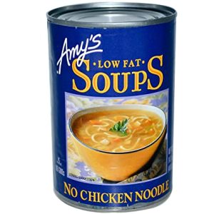 Amy’s – Organic Low Fat Soup No Chicken Noodle, 14.1 Fl Oz | Pack Of 1