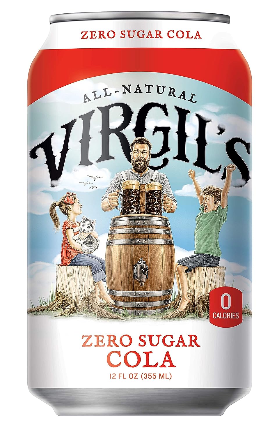 Virgils Soda Cola Zero 6pk 72 Fo – Pack Of 4