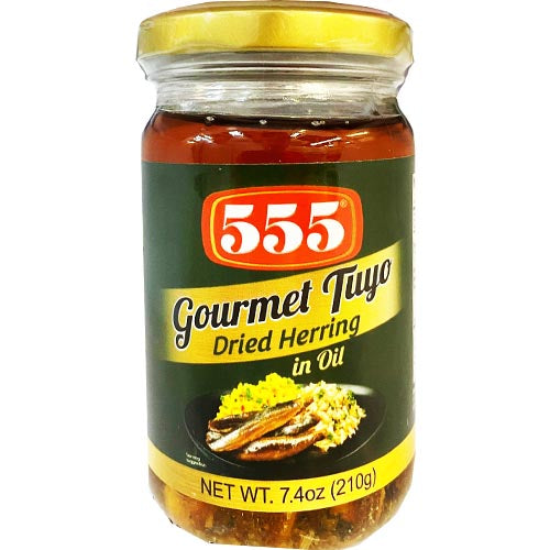 555 – Gourmet Tuyo – Dried Herring in Oil – Regular – 210 G