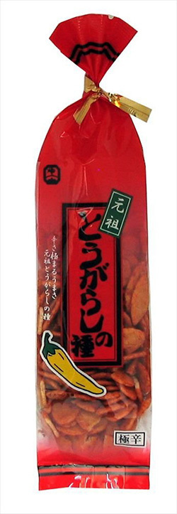 Echigo Seika “Tougarashi no Tane” Spicy Rice Cracker, 80g