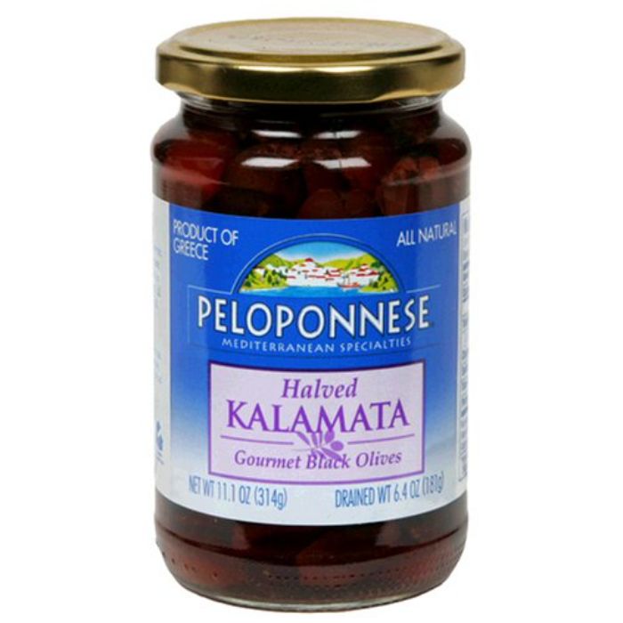 Peloponnese Olive Kalamata Halved 6.4 Oz – Pack Of 6