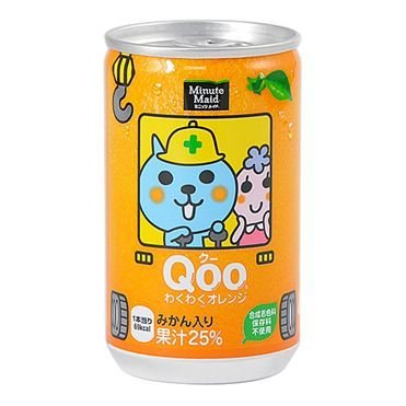 Coca-Cola, “Qoo, Orange Flavor” 160ml, Alu can