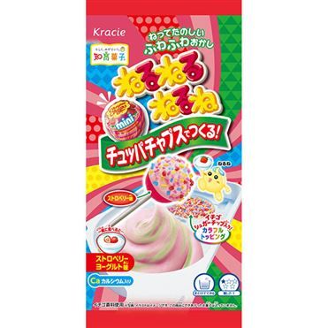 Kracie, “Neru Neru Nerune”, Strawberry Yogurt flavor with Chupachupus 24g