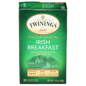 Twinings – Irish Breakfast Tea, 20 Bags | Pack of 6
