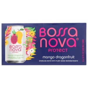 Bossa Nova – Mango Dragonfruit Sparkling Water, 96 fl oz | Pack of 3