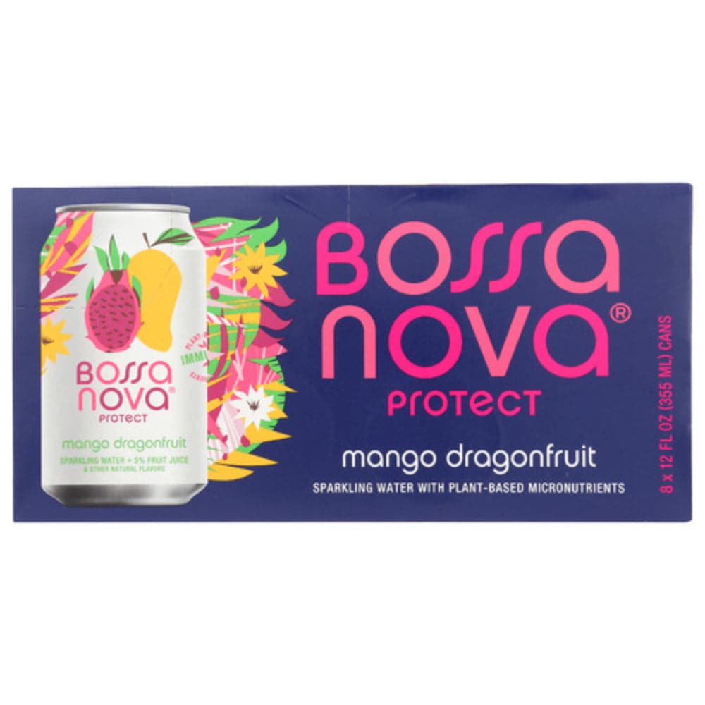 Bossa Nova – Mango Dragonfruit Sparkling Water, 96 fl oz | Pack of 3