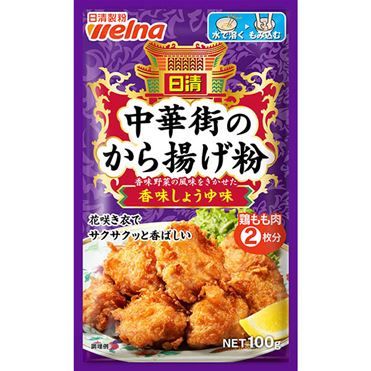 Nissin Seifun Welna, Chukagai no Karaageko, Fried Chicken Seasoning Flour, Soy Sauce flavor, 100g