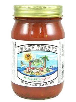 Crazy Jerry’s Margarita No Sweat Salsa, 16.5oz.