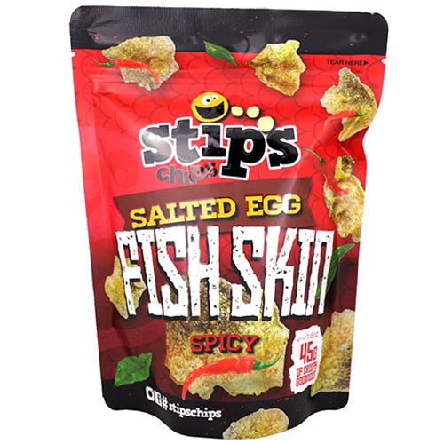 Stips Chips – Salted Egg – Fish Skin – Spicy
