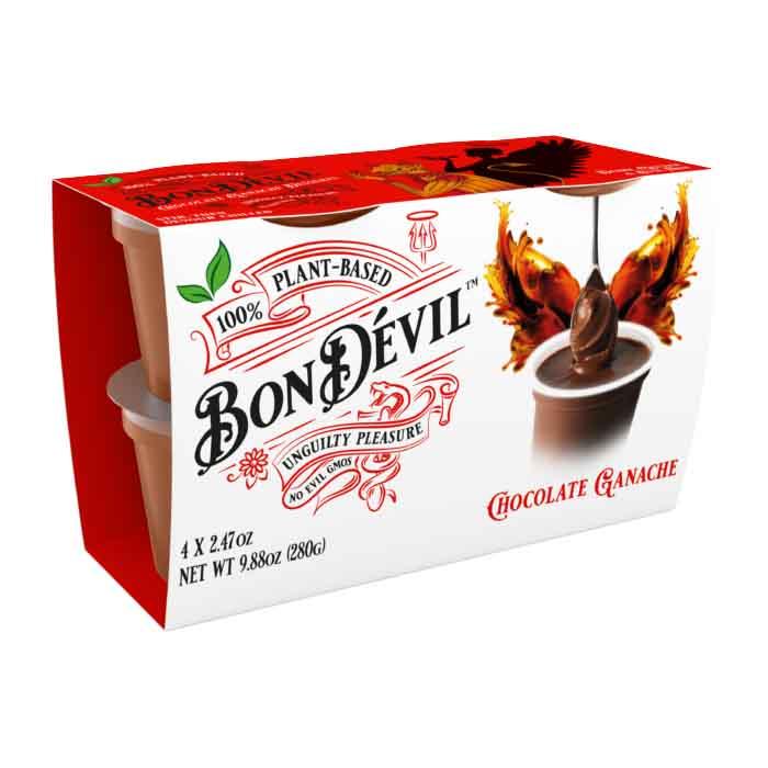 Bon Devil – Ganache Chocolate 4Pk, 9.88 oz | Pack of 6