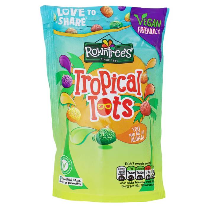 Rowntree’s – Tropical Tots Pouch, 4.9oz