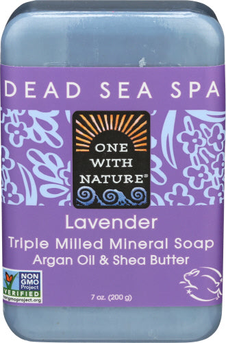 One With Nature – Soap Bar Lavender, 7 Oz (Pack of 1)