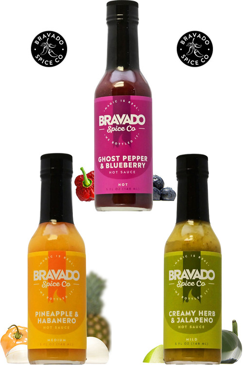 Bravado Spice Co. Fruity Hot Sauces 3 Pack, 3/5oz.