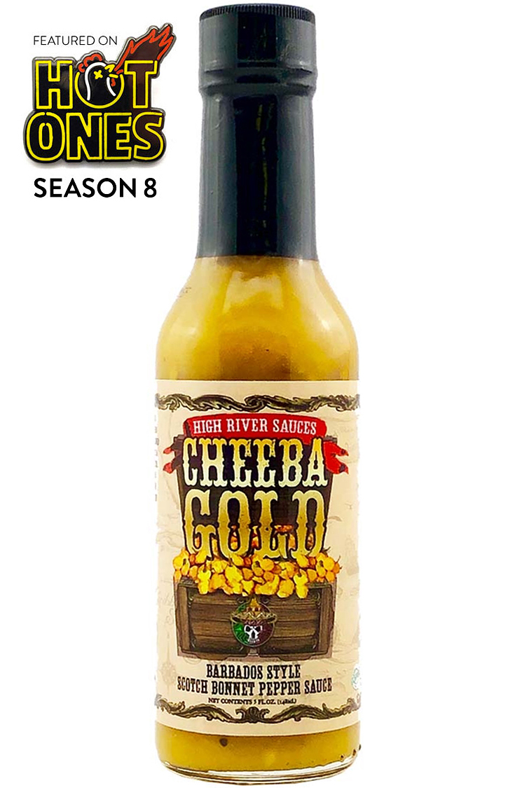 High River Sauces Cheeba Gold Barbados Style Scotch Bonnet Pepper Sauce