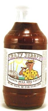 Crazy Jerry’s Alotta Bull BBQ Sauce Torrid Toro (Hot)