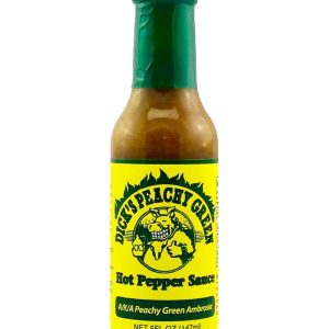 Hot Sauce Dick’s Peachy Green Ambrosia Pepper 5 oz Heat 6