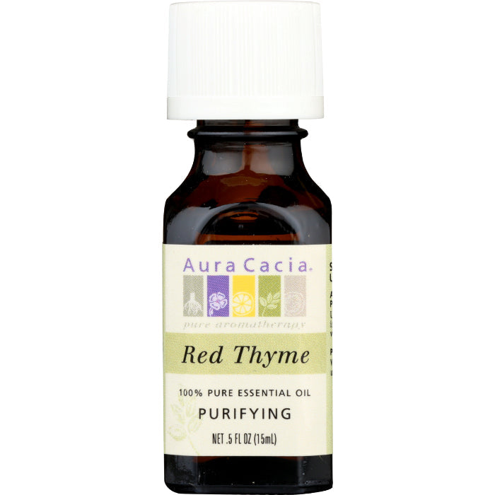 Aura Cacia – Essential Oil Thyme Red, 0.5 oz (Pack of 1)