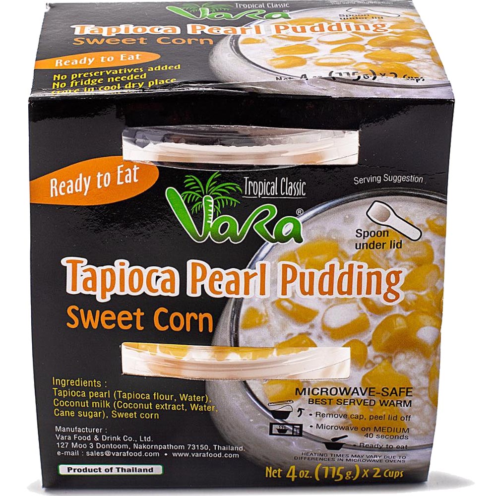 Vara – Tapioca Pearl Pudding – Sweet Corn – 2 Cups – 4 OZ