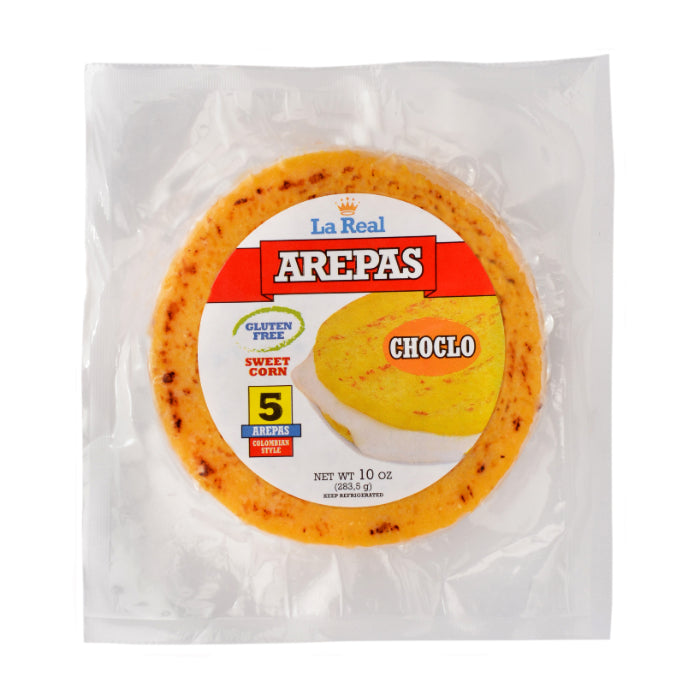 La Real – Arepas Choclo Sweet Corn, 10 Oz – Pack of 12