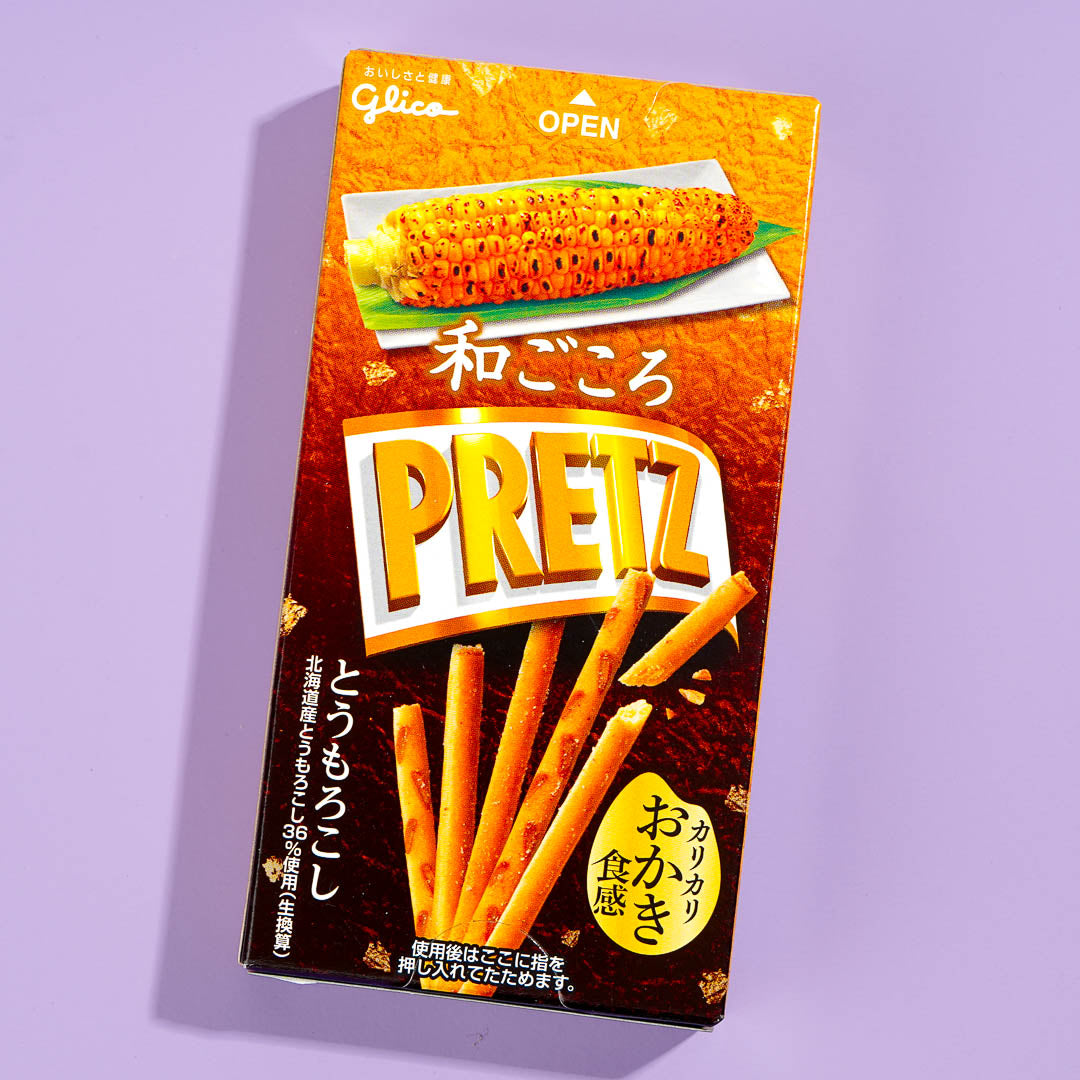 Pretz Wagokoro Biscuit Sticks – Hokkaido Corn