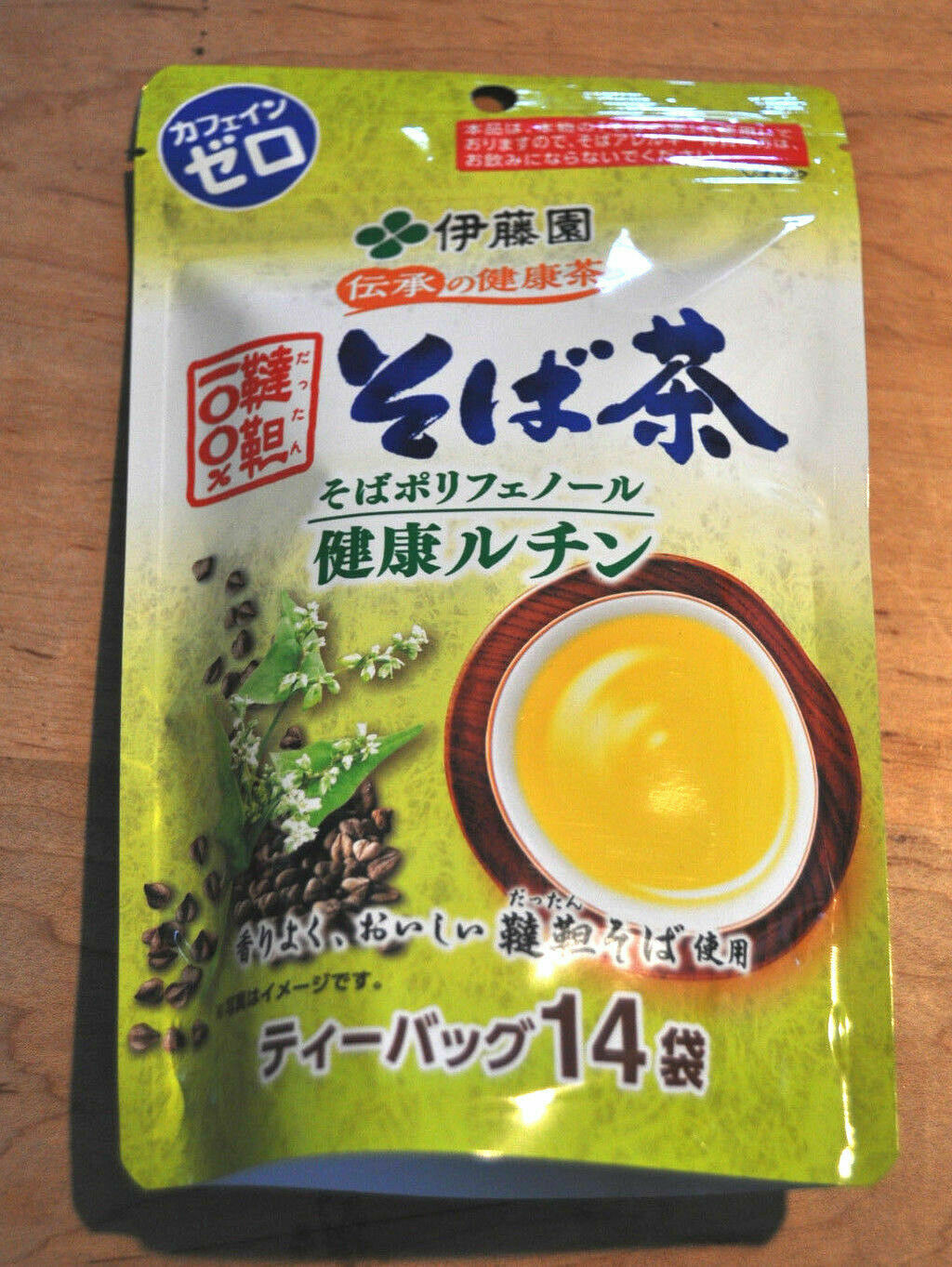 Itoen Soba Tea, 14 Teabags in 1 bag, “Dattan Soba 100%”, 84g