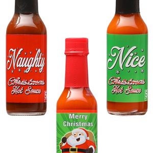 Naughty and Nice! Merry Christmas Hot Sauce Gift Set