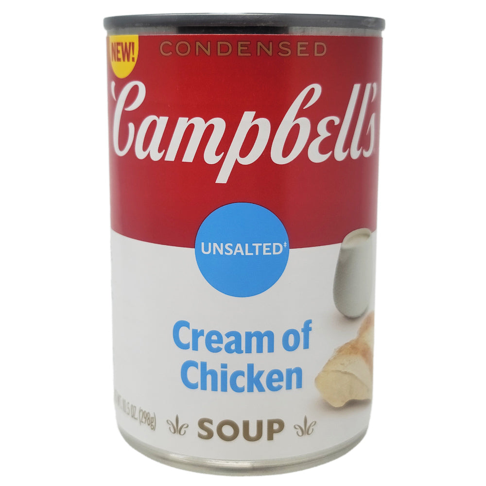 Campbell’s Condensed Unsalted Cream of Chicken Soup -10.5 oz.