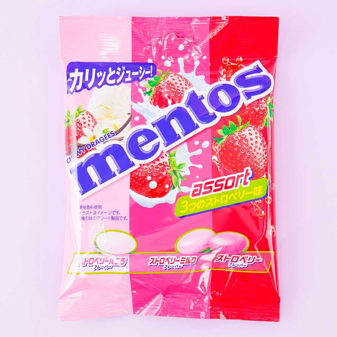 Mentos Assorted Candy Bag – 3 Strawberries