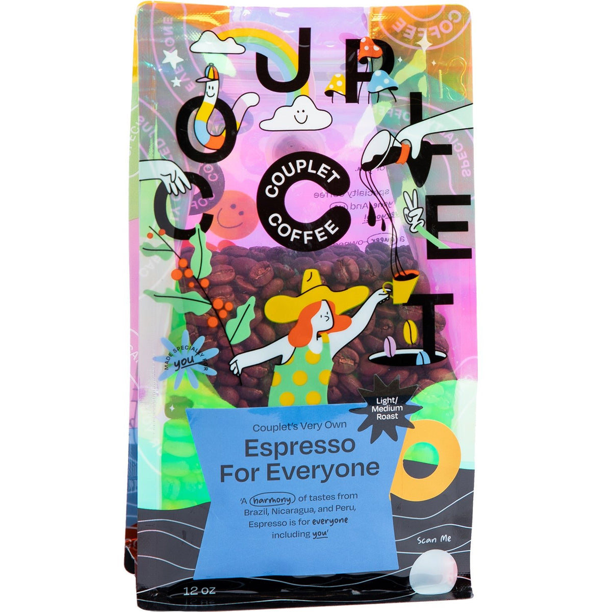Couplet Coffee Espresso for Everyone Blend Bags – 5 LB
