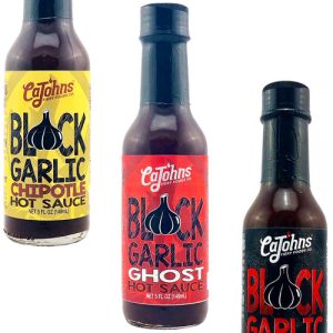 CaJohn’s Black Garlic Hot Sauces 3 Pack, 3/5oz.