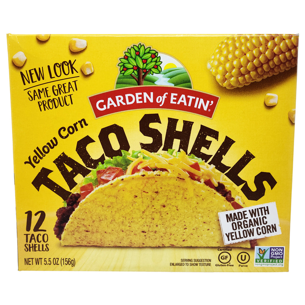 Garden Of Eatin Yellow Corn Taco Shells – 5.5oz