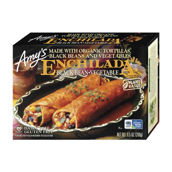Amy’s Enchilada Black Bean and Vegetable: Organic, Vegan, Gluten-Free