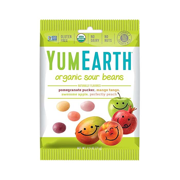 YumEarth – Organic Sour Beans, 2.5oz | Buy Today at PlantX!