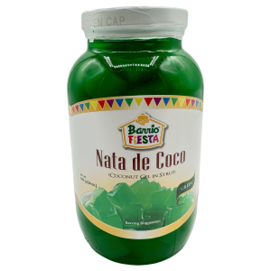 Barrio Fiesta – Nata De Coco – (Coconut Gel in Syrup) – Green – 24 OZ