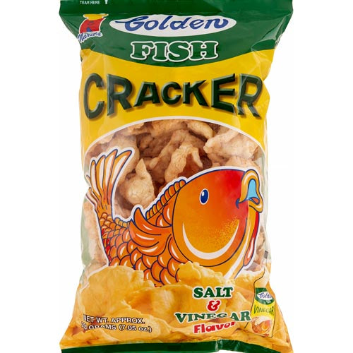 Golden – Fish Cracker – Salt and Vinegar Flavor – 200 G