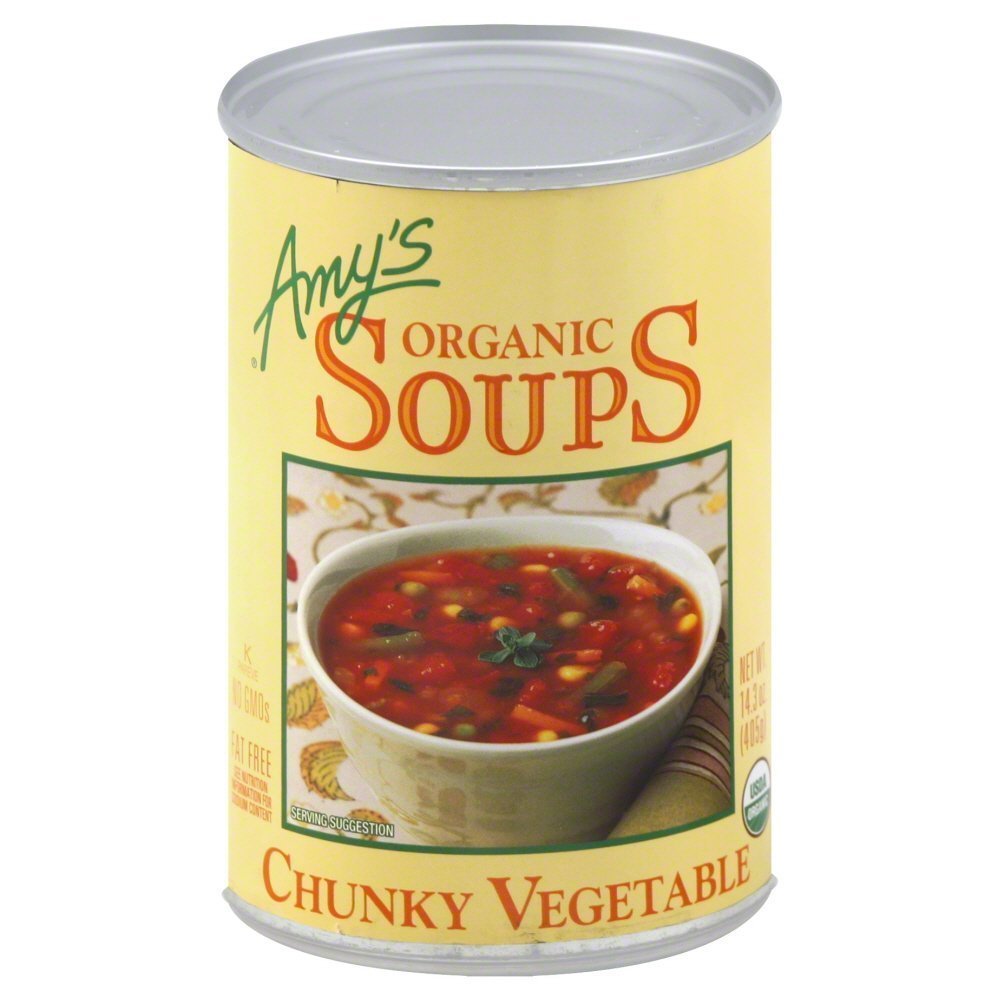 Amy’s – Organic Soup Chunky Vegetable, 14.3 Oz | Pack Of 12