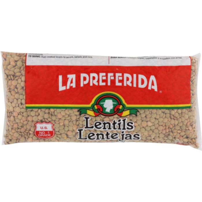 La Preferida – Lentil Beans, 16 Oz – Pack of 24