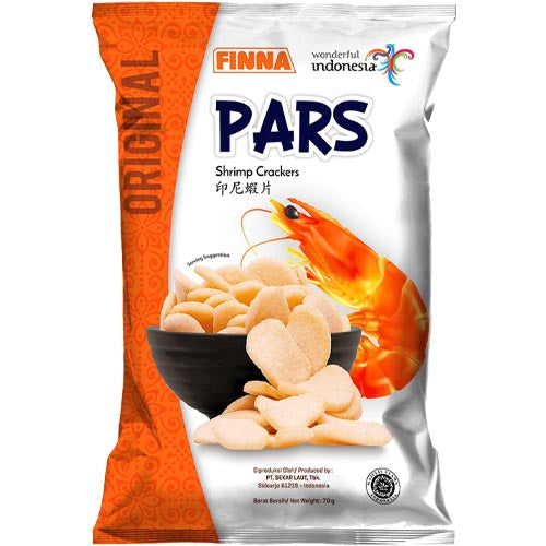 Finna – Pars – Shrimp Crackers – Original – 2.46 OZ