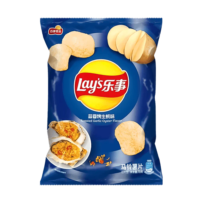 Lays Roasted Oyster 70g – CHINA (Case of 12)