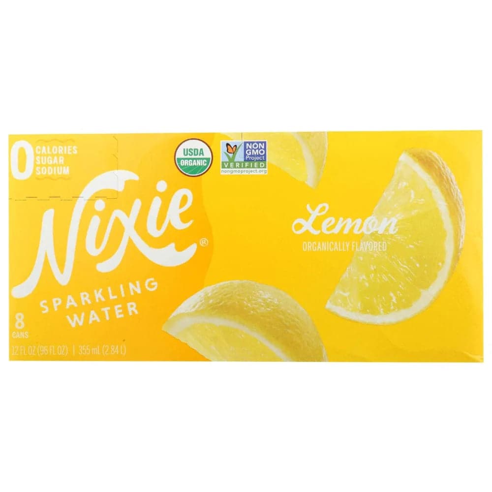 Nixie – Lemon Sparkling Water, 8pk – 12 fl oz