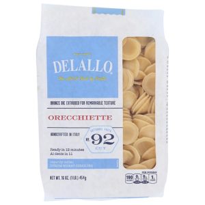 Delallo – Pasta Orecchiette #92, 16oz