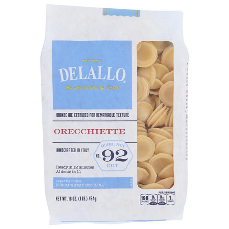 Delallo – Pasta Orecchiette #92, 16oz