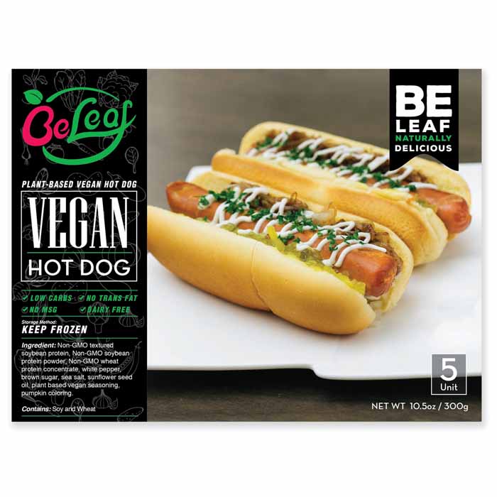 BeLeaf – Vegan Hot Dog, 10.5oz | Buy Online at PlantX Today!