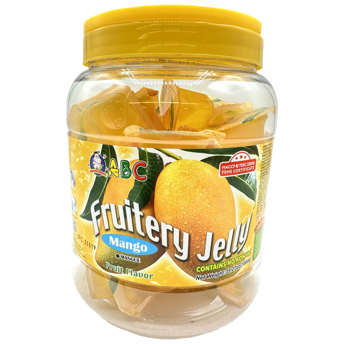 ABC Coconut Jelly Mango in Plastic Jar – 1000 G