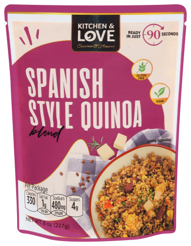 Kitchen and Love – Quinoa Medley Roasted Spanish Style, 8 oz | Pack of