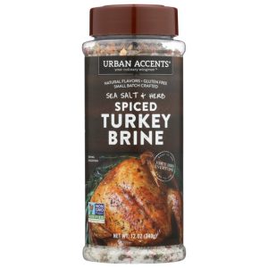 Urban Accents Sea Salt + Herb Spiced Turkey Brine, 12 OZ | Pack of 6