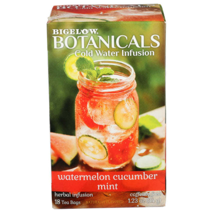 Bigelow – Watermelon Cucumber Mint Tea, 1.23 oz | Pack of 6